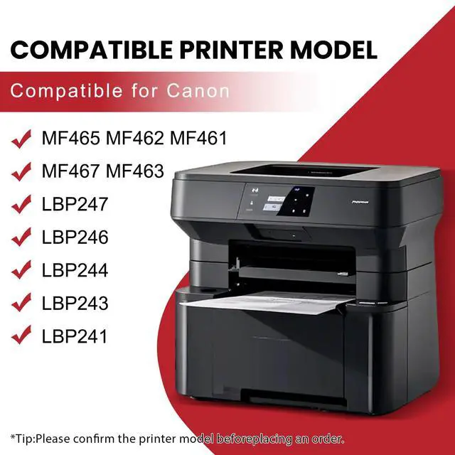 Alt view image 2 of 6 - 070H Toner Cartridge 2 Pack Compatible for Canon 070H 070 Toner Cartridge crg-070h Work for ImageCLASS MF461dw MF462dw MF465dw LBP243dw LBP266dw LBP247dw Printers (9500 Pages,Black)