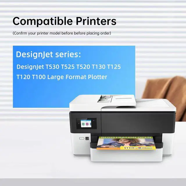 Alt view image 2 of 7 - 711xl Black 80-ml Ink cartridges High Yield 2-Pack Replacement for HP 711 Ink Cartridge to use for HP DesignJet T100 T120 T125 T130 T520 T525 T530 Printer