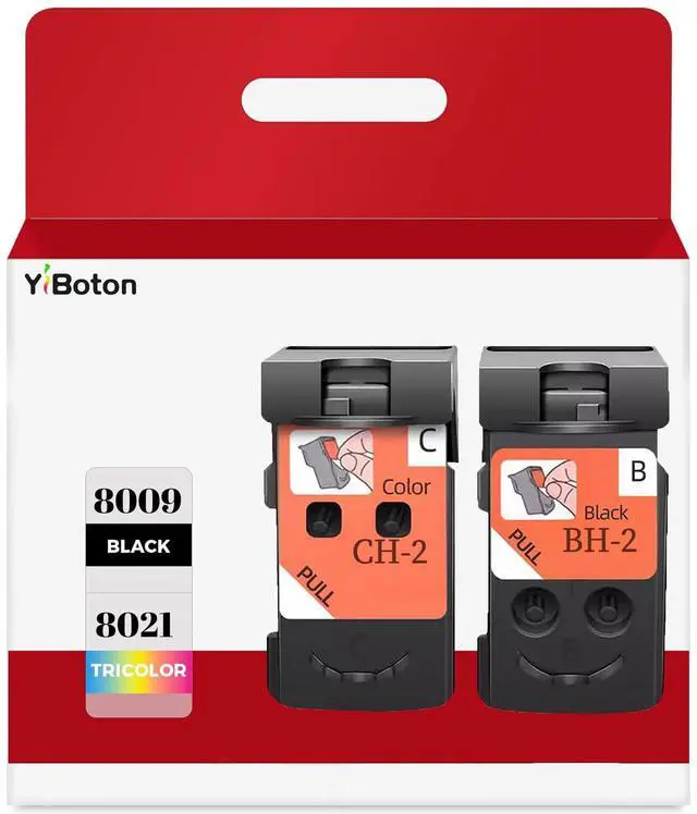 Main image of BH-2 CH-2 Printhead Replacement for G4210 G4200 G3202 G3200 G2200 G1200 MegaTank All-in-One Printer Head Ink Cartridges Refillable 8009 and 8021 XL (Combo Packs)