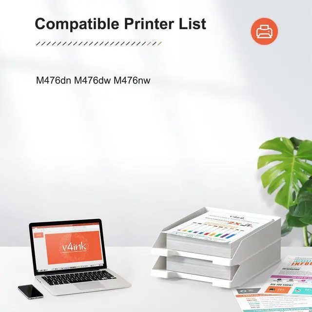 Alt view image 2 of 6 - 312X Remanufactured Toner Cartridge Replacement for HP 312A 4-Pack | High Yield, CF380X CF381A CF382A CF383A Toner Replacement for Color Pro MFP M476nw M476dn M476dw M476 Printer BK/C/M/Y