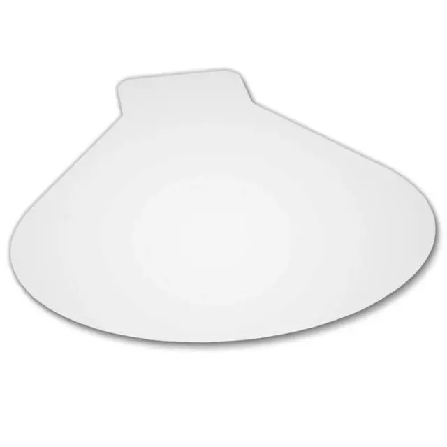 Alt view image 2 of 6 - Everlife Hard Floor Chair Mat, 66"x60", Clear