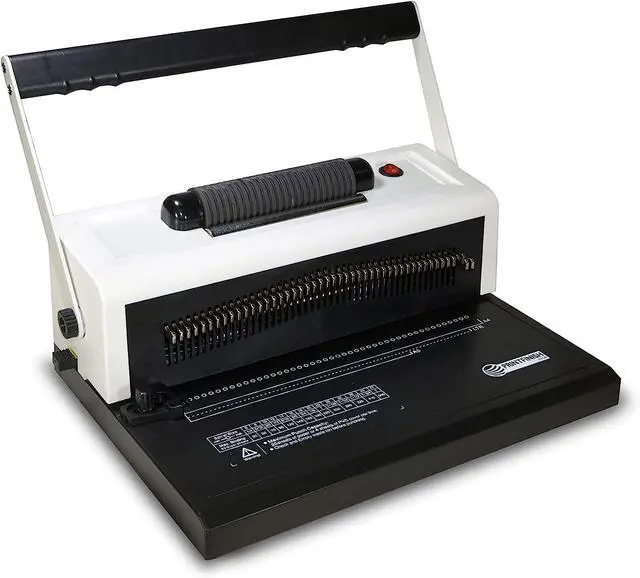 Alt view image 3 of 7 - S25A Coilbind Coil Punch & Binding Machine Free Crimper & 8mm Plastic COILS Box of 100pcs