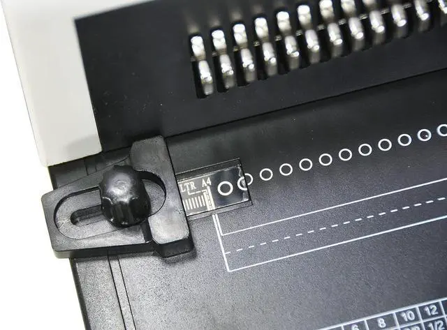 Alt view image 6 of 7 - S25A Coilbind Coil Punch & Binding Machine Free Crimper & 8mm Plastic COILS Box of 100pcs