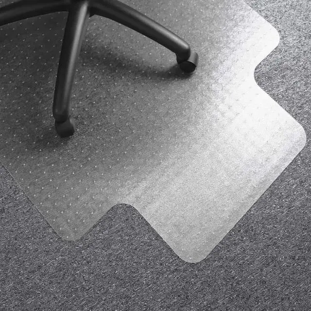 Alt view image 2 of 7 - ® Anti-Static Vinyl Lipped Chair Mat for Carpets up to 3/8" - 36" x 48"