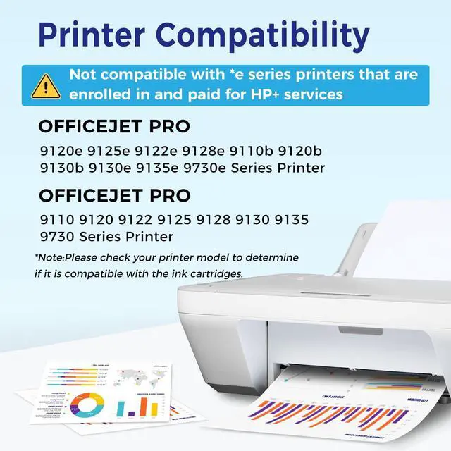 Alt view image 2 of 7 - 936XL 936 Ink Cartridges Replacement for HP 936 Ink Cartridges for HP 936e Ink 936XL Black and 936 Color Combo Pack for HP OfficeJet Pro 9120e 9730e 9130 9135e 9122e 9128e 9110b 9120b Printer