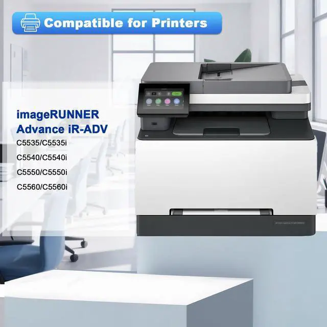 Alt view image 2 of 7 - GPR55 GPR-55 Remanufactured Toner Cartridges 4 Pack High Yield Replacement for Canon GPR55 GPR-55 toner for ImageRunner Advance C5535 C5535i C5540 C5540i C5550 C5550i C5560 C5560i Printer (B/C/M/Y)