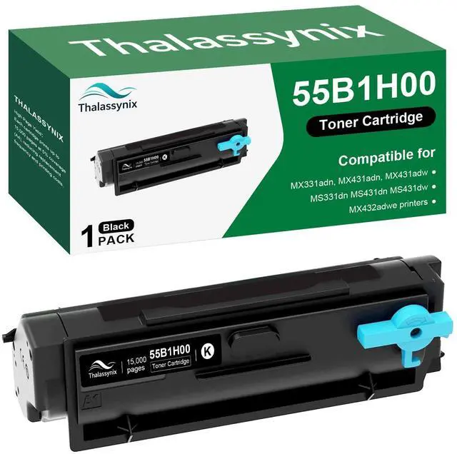 Main image of 55B1H00 Toner Cartridge Black High Yield Compatible for Lexmark MS331 Toner Cartridge MS431 Toner for 55B1000 MS331dn MS431dn MS431dw MX331adn MX431adw MX431adn MX432adwe MX331 MX431 Laser Printer