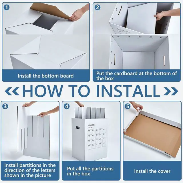 Alt view image 3 of 6 - 2 Pack Blueprint Holder Storage Organizer for Storing Poster Anchor Charts 40 Slots 25 x 17.7 x 14.2 Inch Blueprint Roll File Holder for Architectural Map School Office Home Items