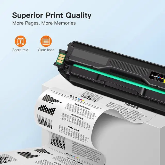 Alt view image 3 of 7 - CLT-504S CLT-K504S Toner Cartridge for Samsung 504S K504S CLT 504S | Compatible for Samsung Xpress C1860FW C1810W SL-C1860FW SL-C1810W CLX-4195FW CLP-415NW Printer(1Black 1Cyan 1Yellow 1Magenta)