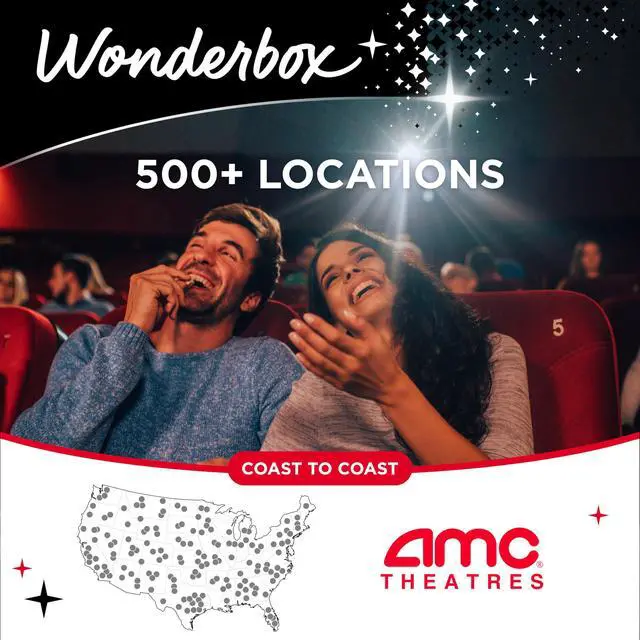 Alt view image 5 of 7 - AMC Movie Theatres® - 4 Black Tickets + 4 Drinks + 2 Popcorn | Valid at 550+ AMC theater locations across the US, Choose your theater, movie, date, and showtime with easy online redemption