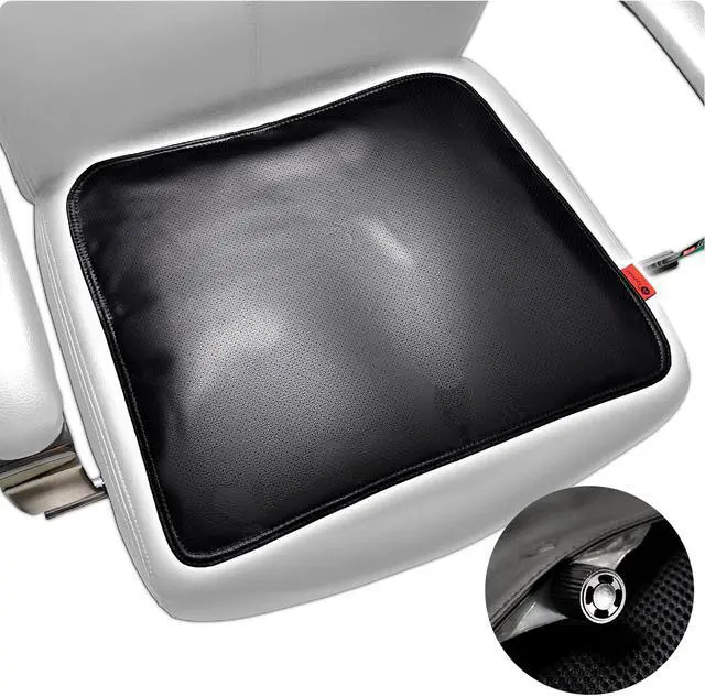 Main image of PilateSeat, Patented Adjustable Orthopedic Air Cushion for Office Chairs, Sciatica, Back Pain, Posture, Meditation, Wheelchair, Core, Coccyx, Butt & Tailbone Relief