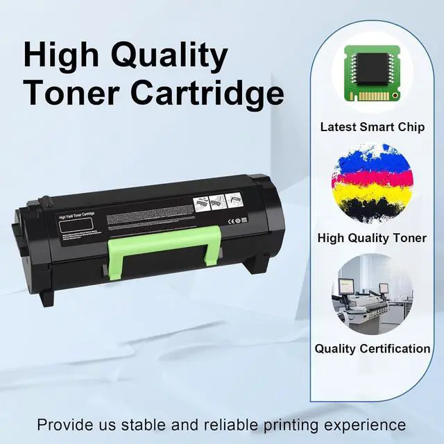 Alt view image 3 of 7 - High Yield B231000 Black Toner Cartridge Compatible for Lexmark B231000 Toner for B2338 B2442 B2546 B2650 MB2338 MB2442 MB2546 MB2650 MB2338adw MB2442adwe MB2546ade Laser Printer