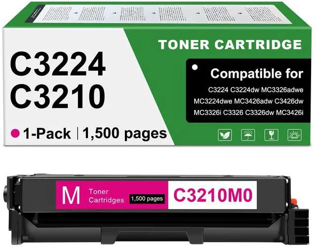 Main image of C3210M0 MC3224 Toner Cartridges Compatible for Lexmark C3224 C3326 Toner Cartridge C3210M0 for C3210 C3326 C3426 MC3224 MC3326 MC3426 Laser Printers (M)