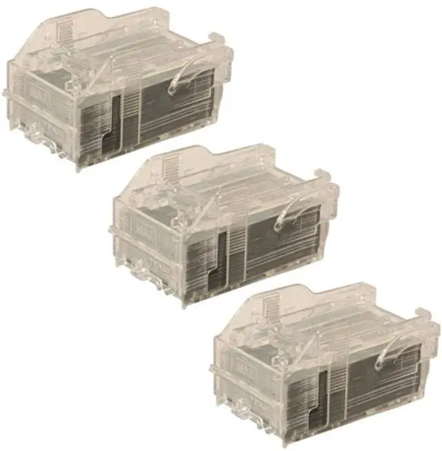 Alt view image 2 of 2 - 1903NB0UN0 Model SH-12 Staple Cartridge (3 Pack) for use with DF7110, DF790, DF790C, DF791, TASKalfa 3551ci and 5550ci Printers, 5000 Staples Per Cartridge