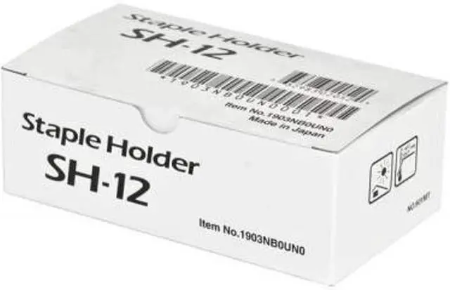 Main image of 1903NB0UN0 Model SH-12 Staple Cartridge (3 Pack) for use with DF7110, DF790, DF790C, DF791, TASKalfa 3551ci and 5550ci Printers, 5000 Staples Per Cartridge