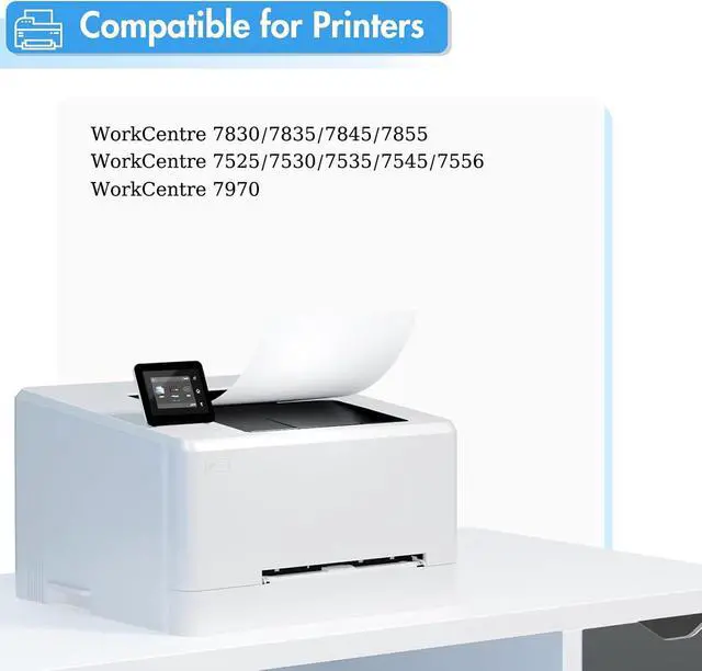 Alt view image 3 of 5 - Remanufactured OEM WorkCentre 7830/7835/7845/7855 Toner Cartridge Cyan (15,000 Pages) - 006R01516 Toner Replacement for Xerox WorkCentre 7525 7535 7545 7556 7830 7835 7845 7855 Printer (Cx1 Pack)