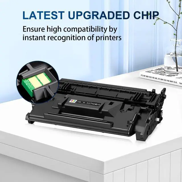 Alt view image 7 of 7 - 89A Black Toner Cartridges Compatible 89A CF289A 89X CF289X (with Chip) for Laser Jet Enterprise M507 M507n M507dn M507x MFP M528dn M528f M528c M528z M528 Series Printer (2-Pack)