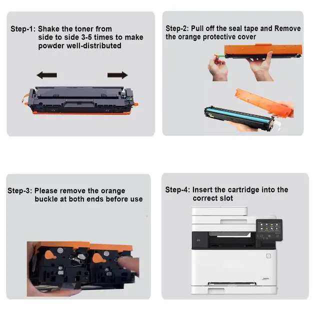 Alt view image 5 of 6 - 2 Pack Replacement for HP 414A Black Toner Cartridge W2020A M479fdw M454dw | Compatible for HP Color Laser Pro MFP M479fdw M454dw M454dn M479fdn Toner Printer Ink