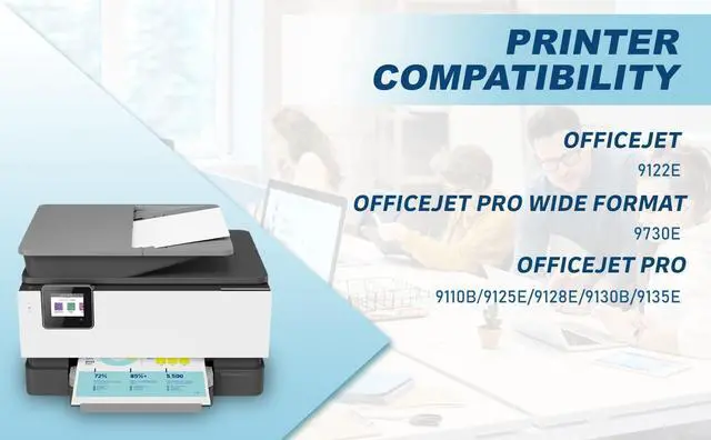Alt view image 5 of 7 - 936XL Ink Cartridges, 4-Pack for OfficeJet Pro 9125e 9135e 9730e