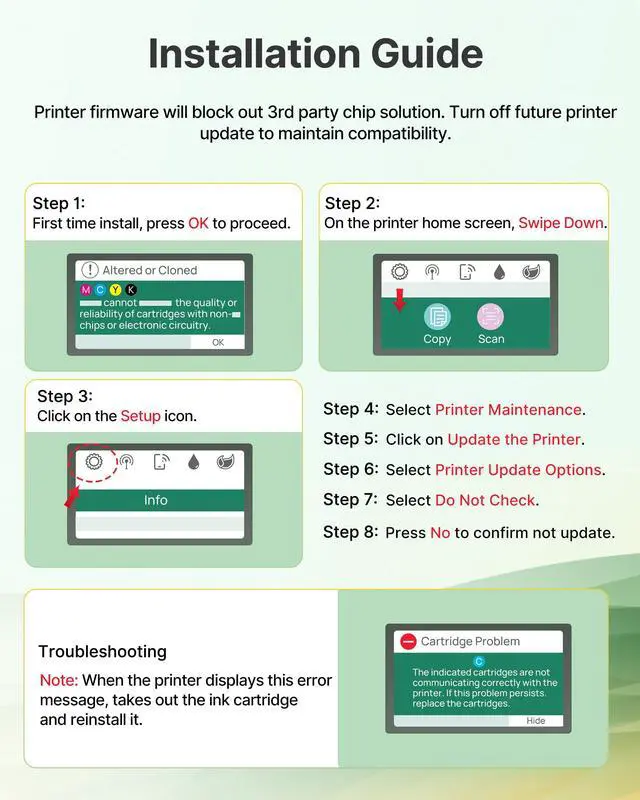 Alt view image 5 of 7 - 923XL 923 8130e Ink Cartridges Combo Pack Replacement for HP 923XL 923e 923 Ink Cartridges for HP Printers OfficeJet Pro 8130e 8135e 8138e 8139e 9130 8122e 8120 8124e 8125e 8132e, B/C/M/Y with Chip