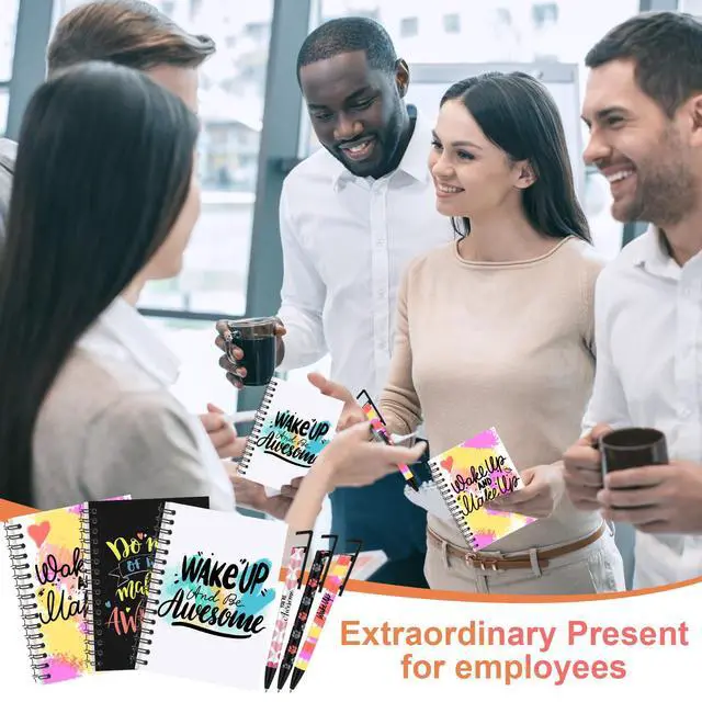 Alt view image 4 of 7 - 48 Pcs Sublimation Notebook Pen Sets DIY, A6 | Back to School Spiral Notebooks Blank with Sublimation Pens Bulk for Office Writing Supplies Gifts