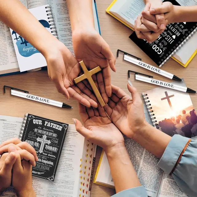 Alt view image 5 of 7 - 48 Pcs Sublimation Notebook Pen Sets DIY, A6 | Back to School Spiral Notebooks Blank with Sublimation Pens Bulk for Office Writing Supplies Gifts