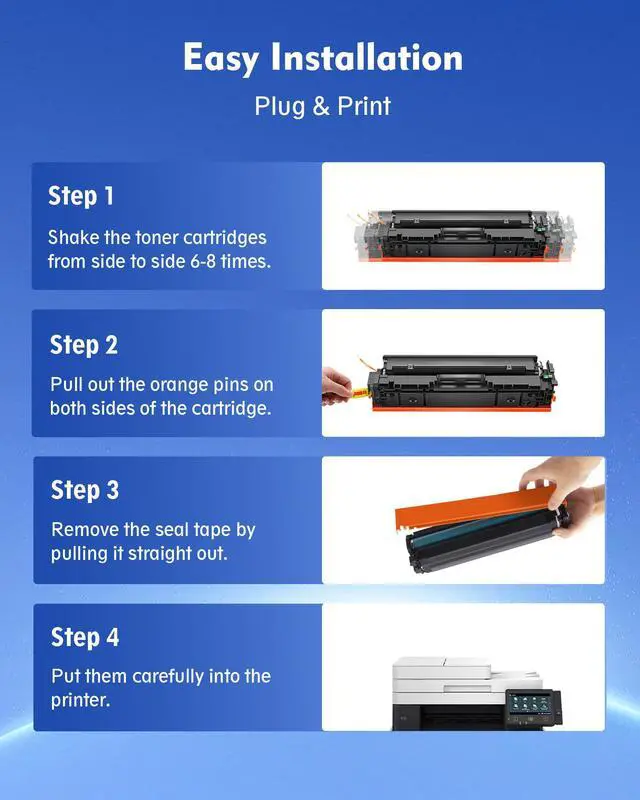 Alt view image 5 of 7 - 410A Toner Cartridge Compatible with HP 410A CF410A LaserJet Pro M477fnw
