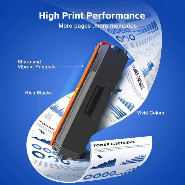 Alt view image 4 of 7 - TN-315 TN315 Toner Cartridge 4 Pack Replacement for Brother TN 315 TN315 TN310 Toner Work with HL-4140CW HL-4570CDW HL-4570CDWT MFC-9560CDW MFC-9970CDW Printer (Black Cyan Yellow Magenta)