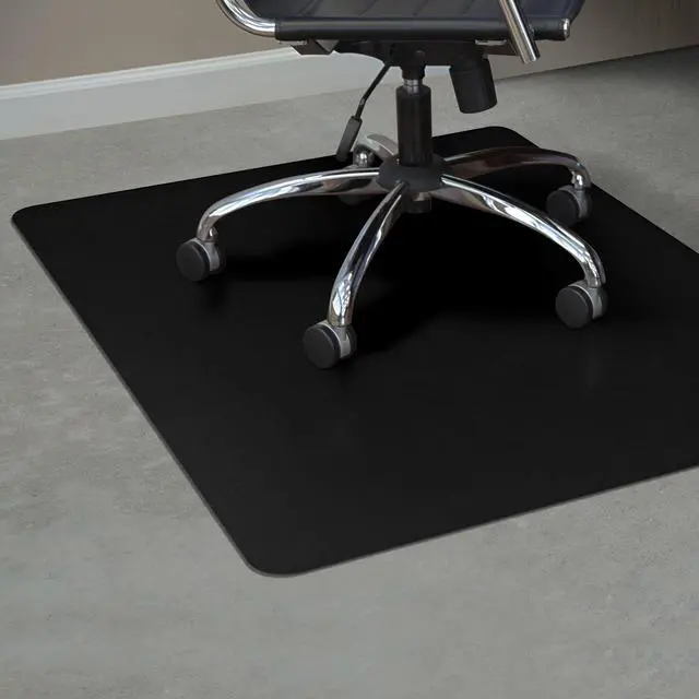 Alt view image 2 of 7 - Rectangle Hard Floor Chair Mat, 36-Inch by 48-Inch, Black