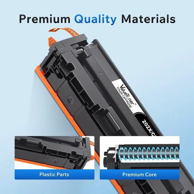 Alt view image 5 of 7 - 202X Compatible for HP 202X Toner Cartridges 202A CF500X 4-Pack | Work for LaserJet Pro MFP M281fdw M254dw M281cdw M281fdn M281dw M280nw M254 M281 Series, 1 Black, 1 Cyan, 1 Yellow, 1 Magenta