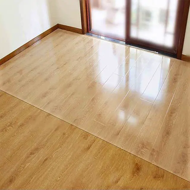 Alt view image 7 of 7 - Clear Office Chair Mats, 0.06" Thick Transparent Heavy Duty Hard Chair Mat for Wood Floors, Rectangular Home Carpet Protector, Can Be Cut