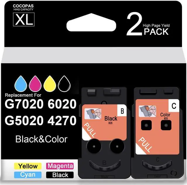 Main image of BH-20 CH-20 Print Head Remanufactured use for G7020 G6020 G5020 G3260 G3270 G3262 G2260 G1230 G1220 Replacement Ink cartridges MegaTank Printer Head Set Combo Pack