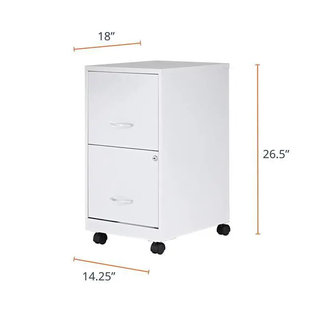 Alt view image 2 of 7 - LYS SOHO File/File Mobile File Cabinet, White