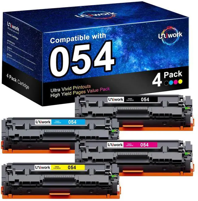 Main image of Compatible Toner Cartridge Replacement for Canon 054 Cartridge 054H CRG 054 use for Color Image CLASS MF644Cdw LBP622Cdw MF642Cdw MF640C MF641Cw LBP620 Printer (Black, Cyan, Magenta, Yellow)
