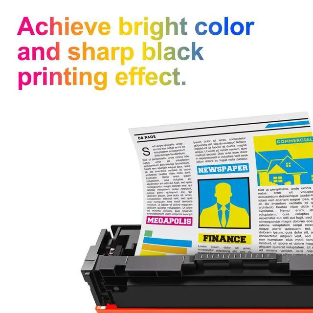 Alt view image 4 of 6 - Compatible Toner Cartridge Replacement for Canon 054 Cartridge 054H CRG 054 use for Color Image CLASS MF644Cdw LBP622Cdw MF642Cdw MF640C MF641Cw LBP620 Printer (Black, Cyan, Magenta, Yellow)