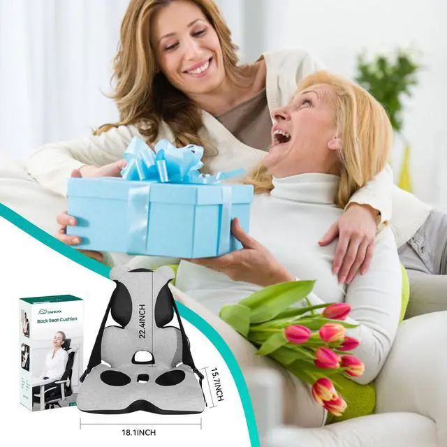 Alt view image 7 of 7 - Lumbar Support Pillow Memory Foam, Car Seat Cushion, Office Chair Cushion, One Piece Chair Pad, Improve Posture, Sciatica, Hip & Back Coccyx Tailbone Pain
