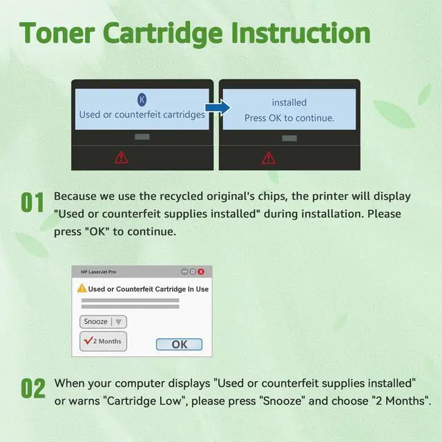 Alt view image 5 of 6 - Compatible 58X Toner Cartridge Black (with Chip) Replacement for HP 58X CF258X 58A CF258A Toner Cartridge High Yield for LaserJet Pro MFP M428fdw M404n M428fdn M404dn Printer (2 Black)