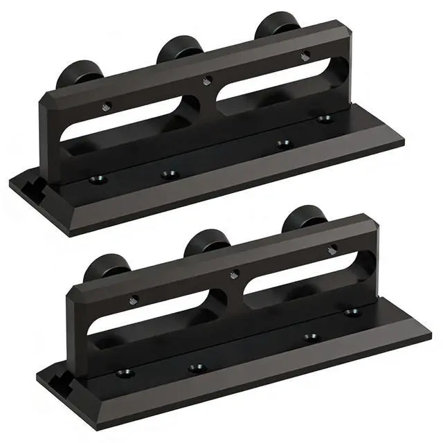 Main image of 2Pcs Door Security Bar, French Security Door Brace, Security Door Barricade, Withstands 3000 Lbs, Prevents Entry Burglaries Home Invasions