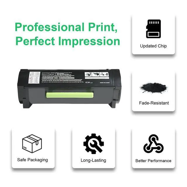 Alt view image 4 of 7 - 66S1X00 Extra High Yield Toner Cartridge Compatible for MS631dw/MS632dwe/MX632adwe Printer, 31,000 Pages, 1-Pack