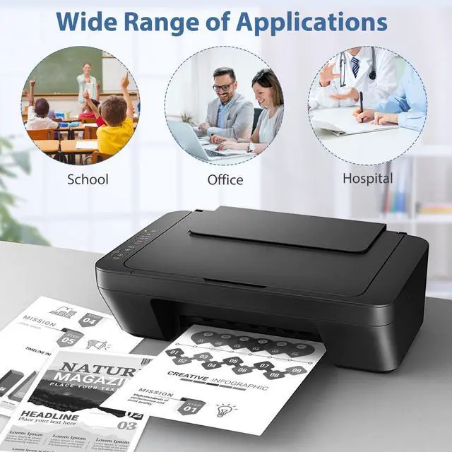 Alt view image 5 of 7 - 58X CF258X Toner Cartridges 2 Black Packs High Yield Compatible for HP-58X CF258X 58A CF258A for Laser Jet Pro M404n M404dn M404dw M304 Pro MFP M428dw M428fdn M428fdw M406 Enter Prise M406dn MFP M430f