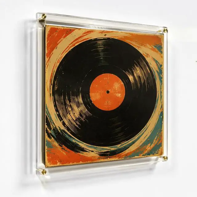 Main image of 3Pack Clear Acrylic Vinyl Record Album Display Frame for Double LPs | Self Adhesive Wall Mount Display Holder, No Drill Frameless 12.5x12.5 Gatefold Music Album Cover Frame for Wall Art Decor