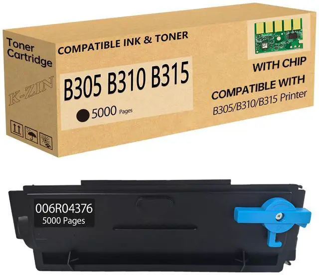 Main image of B310 B315 B305 Black Toner Cartridge with Chip 5000 Pages | Compatible with Xerox B305 B310 B315 Printer Replacement for Xerox 006R04376 006R04377 006R04378 Toner Cartridge (Black)