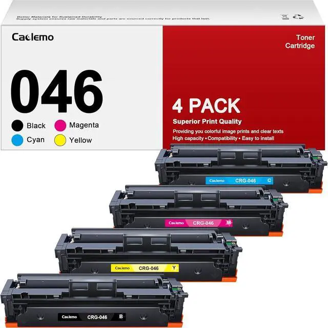 Main image of 046 046H Toner Cartridge MF733Cdw Toner Replacement for Canon 046 Toner Cartridge Set Canon 046 046H Toner for Color ImageCLASS MF733Cdw MF731Cdw MF735Cdw Printer (4 Pack, Black Cyan Magenta Yellow)