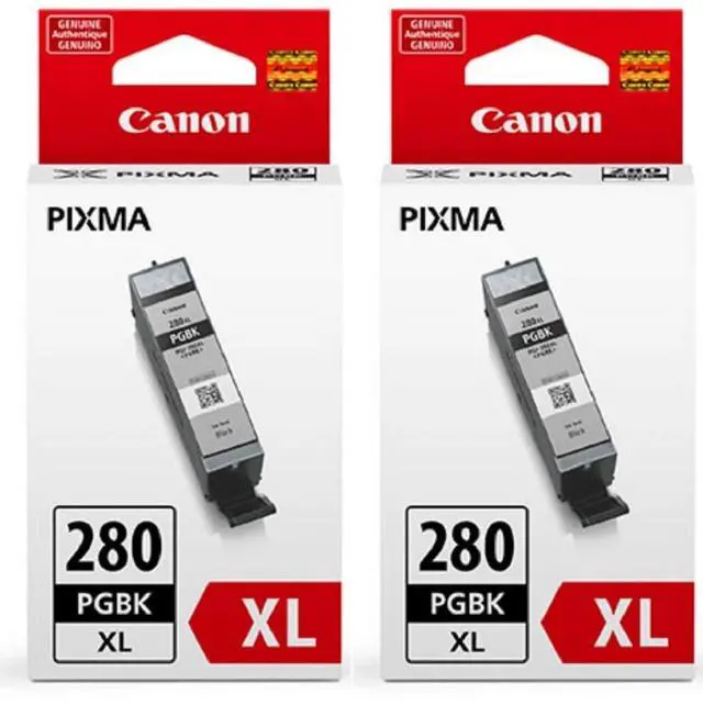 Main image of PGI-280XL Ink Cartridge Pigment Black 2 Pack in Retail Packing