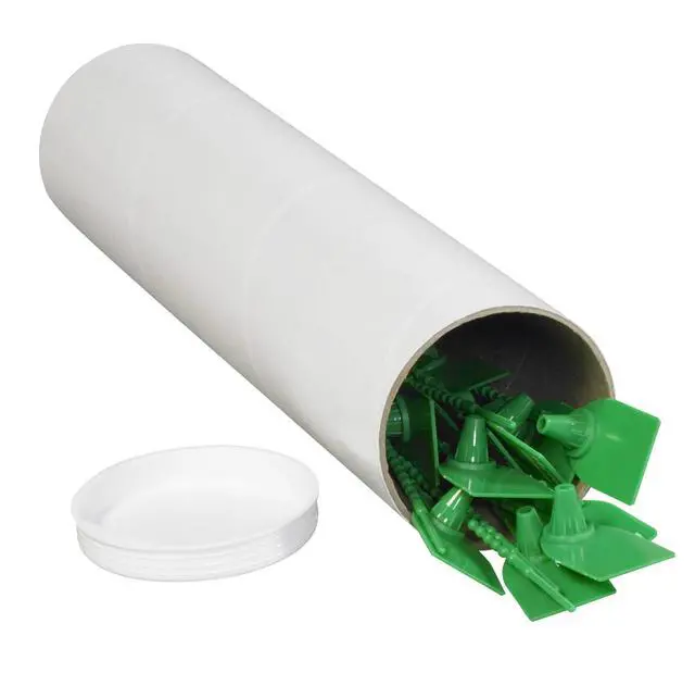 Alt view image 3 of 4 - White Mailing Tubes with Caps, 3" x 30", Pack of 24, for Shipping, Storing, Mailing, and Protecting Documents, Blueprints and Posters
