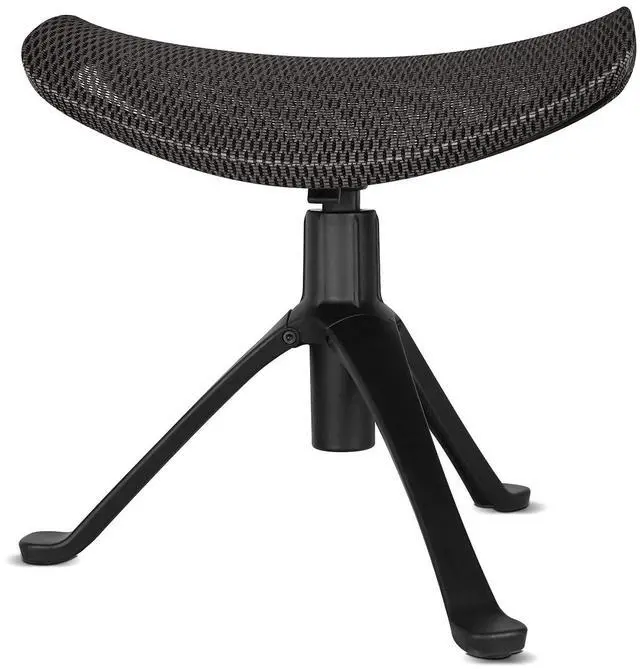 Main image of Footrest for Desk Adjustable Height 2-in-1 Function, Gray | Rotatable Ergonomic Under Desk Footrest Ottoman Stool Rolling Leg Rest for Home Office