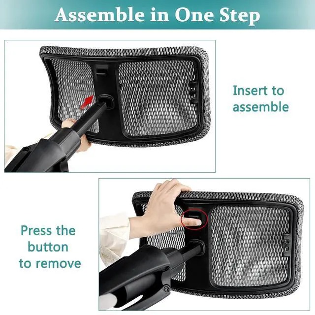 Alt view image 6 of 6 - Footrest for Desk Adjustable Height 2-in-1 Function, Gray | Rotatable Ergonomic Under Desk Footrest Ottoman Stool Rolling Leg Rest for Home Office
