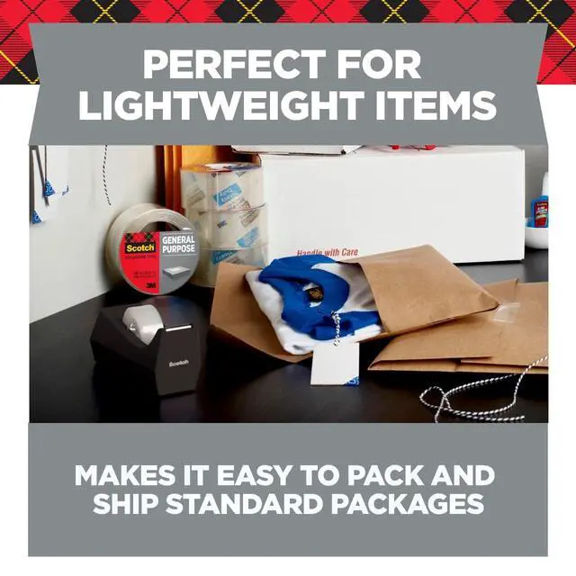 Alt view image 5 of 7 - Shipping Packaging Tape, 1.88" x 54.6 yd, 6 Rolls (3350-6) (Pack of 6)