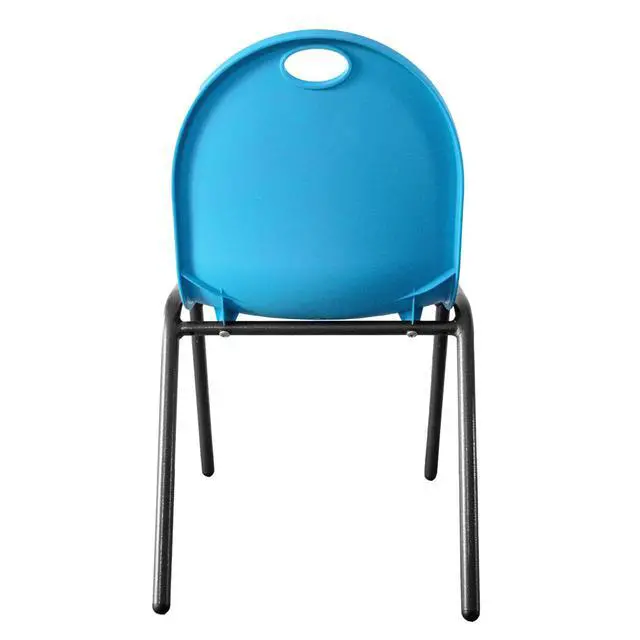 Alt view image 5 of 7 - 12" Kid's Stacking Chairs-4 Pack-Blue