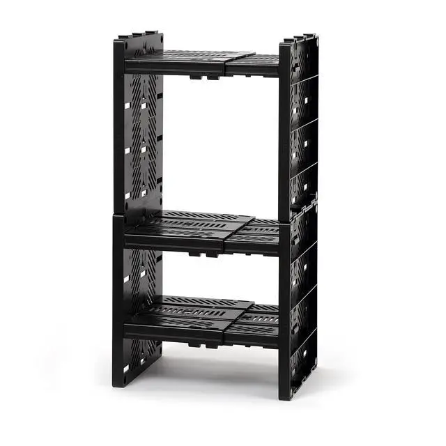 Alt view image 5 of 5 - Deluxe Wide School Locker Organizer with 3 Adjustable Shelves - Fits Lockers from 11.5" and 15.5" Wide